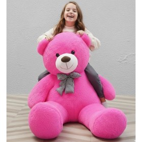 Resim Sole 160 cm Papyonlu Peluş Ayı, Dev Boy - Sevgiliye Özel...% 100 Yerli Imalat 