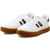 Resim Jump Bağcıklı Günlük Sneaker Beyaz Lacivert Gri Kadın Spor Ayakkabı 