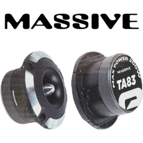 Resim Massive Ms-ta83-çifti 400w Max-çifti 200w Rms -kaliteli Profesyonel 10 Cm Spl Dome Twetter 