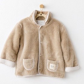 Resim Andywawa Bebek Tinny's Sheeps Peluş Ceket Bej Ac26165 Beige 
