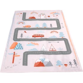Resim Safemom 90 x 145 cm Aktivite Bebek Çocuk Oyun Halısı Oyun Matı Snow 