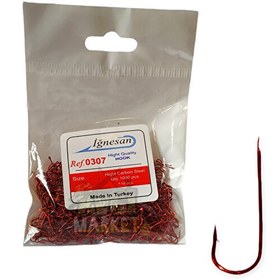 Resim İğnesan 0307 Serisi Kırmızı Renkli Çapraz İğne 1000'li Paket No:10 