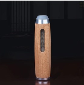 Resim Elmpaly Gümüş Mini Araç Küllüğü 3 Boyutlu Ahşap Dökülmez Seyahat Çakmaklı Kül Organizatörü 