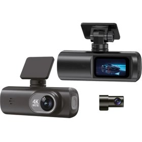 Resim Belirtilmemiş Araç Kamerası - 4K Ultra Hd, Ön & Arka Kamera, Wi-Fi ve Geniş Açı" 