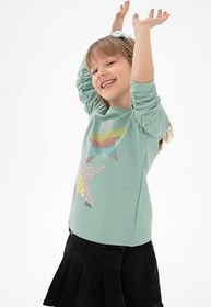 Resim U.S. Polo Assn. Kız Çocuk Pembe Sweatshirt 50296286-VR041 