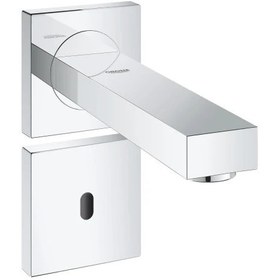 Resim Grohe Eurocube E Fotoselli Lavabo Bataryası, Duvardan, Tek Su Girişli-36442000 