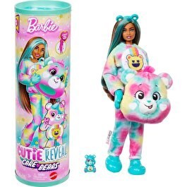 Resim Barbi̇e Cuti̇e Reveal Care Bear Seri̇si̇ Bebek 2. Seri̇ JFV62 