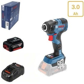Resim Bosch Gdr 18v-200c 3 Amper Tek Akülü Somun Sıkma Makinesi 