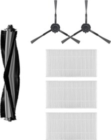 Resim Karaca Vantuz Off Road 2in1 (RS007) Robot Süpürge Uyumlu 6'lı Yedek Parça Seti - Muadil Ürün 