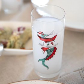 Resim Anason İşleri Yaz Rüyası Rakı Kadehi 4 Adet 