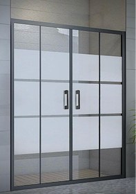 Resim Durul Duşakabin Ön Cephe Siyah Box 5mm H:190 Siyah 