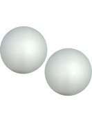 Resim Basto 2x Köpük Top Yarım Yuvarlak Pürüzsüz Oyuncaklar Diyetler Için Beyaz Şükran Dekoru (Yurt Dışından) 