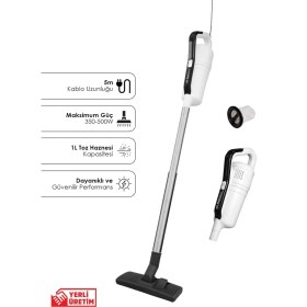 Resim EK012 Torbasız Dikey Elektrikli Süpürge, Güçlü ve Hafif Temizlik Performansı 