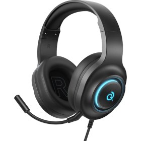 Resim QCY Heroad V200 RGB 7.1 USB Kablolu Gaming Oyuncu Kulaklığı Siyah 