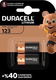 Resim DURACELL CR123A 3V LİTYUM PİL 2Lİ PAKET FİYAT 