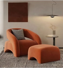 Resim PalmirAtic Lüks Dinleme Berjer Koltuk Ve Hediye Puf Ile Birlikte 