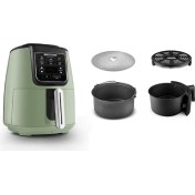Resim Karaca Air Pro Cook 3 In 1 Xl Ev Yemeği, Közleme, Airfryer Grasmere Green 4 Kişilik 