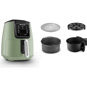 Resim Karaca Air Pro Cook 3 In 1 Xl Ev Yemeği, Közleme, Airfryer Grasmere Green 4 Kişilik 
