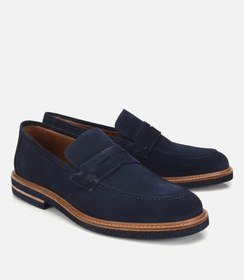 Resim HOTİÇ Erkek Süet Deri Siyah Klasik Loafer 
