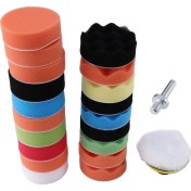 Resim Bueattuh 22PCS 3 &quot Parlatıcı Ağda Pilisiz Sünger Padleri Kit Seti Set Parlatıcı Matkap (Yurt Dışından) 