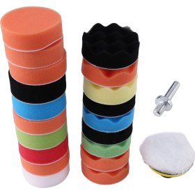 Resim Bueattuh 22PCS 3 &quot Parlatıcı Ağda Pilisiz Sünger Padleri Kit Seti Set Parlatıcı Matkap (Yurt Dışından) 