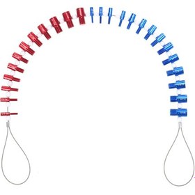 Resim Springsun Diş Ölçer Ölçüm Aleti Somun Ve Cıvata Diş Dedektörü 14 İngiliz / 12 Metrik 