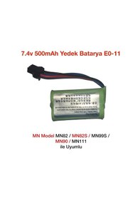 Resim Mn Model Mn82/mn82s/mn99s/mn90/mn111 Rc Uzaktan Kumandalı Araba İçin 7.4v 500mah Yedek Batarya Pil E0-11 