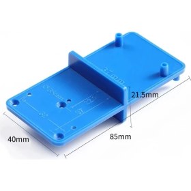 Resim Mingjin Shop 1 No.1 Stili Menteşe Delik Delme Kılavuzları Ağaç Işleme Dolap Kapıları Menteşe Kurulum Dıy Aracı Yumruk Menteşe Matkap Delik Açıcı Bulucu (Yurt Dışından) 