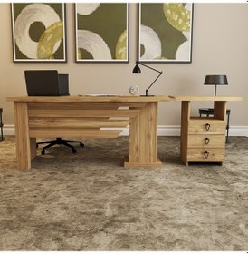 Resim Kalender Dekor Ophira-1-3 Ofis Büro Masası Takımı Oph15 