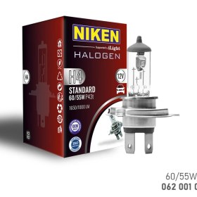 Resim Özgürce Niken H4 60W/55W Uzun-Kısa Halojen Ampul, 1 Adet 