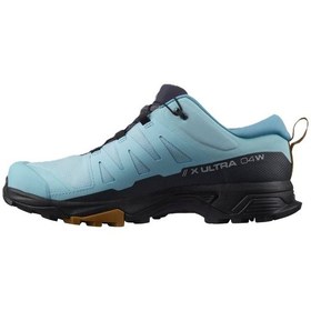 Resim Salomon X Ultra 4 Gore Tex Womens Outdoor Shoes Su Geçirmez Nefes Alabilen Lastik Bağcıklı Kadın Outdoor Ayakkabı Mavi 