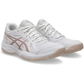 Resim Asics Upcourt 6 Kadın Voleybol Ayakkabısı 1072A107-104 Beyaz 