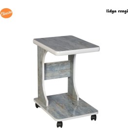 Resim ELİUSTA TEKERLEKLİ MDF C OFİS SEHPASI 
