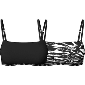 Resim Calvın Kleın Kadın 2 Li Sütyen Qf7215e-bık Çok Renkli 