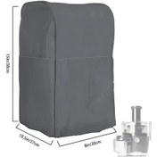 Resim Hightower Gri 8x10.5x15in Mutfak Robotu Ve Blender Toz Kılıfı Pratik Pp Malzeme 
