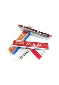 Resim Suzuki Study 24h C Key-metal Mızıka-özel Kutu ve Bez 