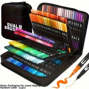 Resim Çift Uçlu Marker, Suluboya Boya Kalemi, Sanat Özel Çizim Seti, Doodle Kalem Noel Cadılar Bayramı Paskalya Hediyesi 