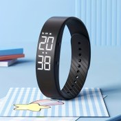Resim Yeni nötr ve şık minimalist elektronik saat - açık hava fitness, su geçirmez/çalar saat/kalori ölçer gibi özelliklere sahip, her duruma uygun - s and s için ideal, erkekler ve kadınlar için sivrisinek kovucu bileklik ile birlikte (fiziksel sinek kovucu) 