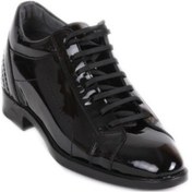 Resim Krs-1+7 Cm Gizli Topuklu Boy Uzatan Damatlık Ayakkabı Siyah 