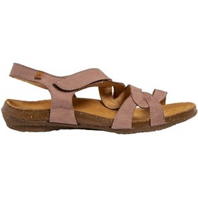 Resim Sandalet Kadın N5079 El Naturalista Nobuck Lavado Malva / Wakataua Malva / Wakataua Gülkurusu 