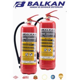 Resim 6 Kg Ruhsata Uygun 4 Yıl Köpüklü Yangın Tüpü 2 Adet 