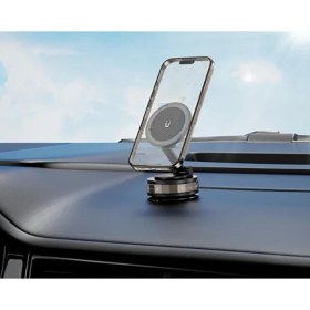 Resim Xo-c176 Vakumlu Katlanabilir Arac Telefon Standı Siyah 
