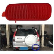 Resim 2 Adet Araba Arka Tampon Reflektör Lambası Honda Crv 01-07 33505-s9a-003 İle Uyumlu Arka Stop Lambası 