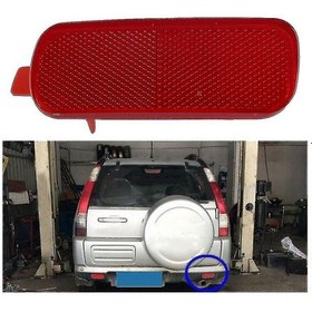 Resim 2 Adet Araba Arka Tampon Reflektör Lambası Honda Crv 01-07 33505-s9a-003 İle Uyumlu Arka Stop Lambası 