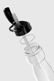 Resim Renga Falcon 730 Ml Tritan Pipetli Matara 911016 Siyah Siyah 