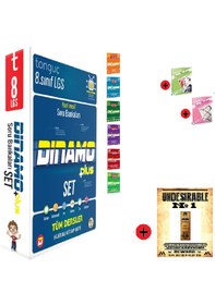 Resim Tonguç Akademi 8. Sınıf Dinamo Seti En Son Baskı Yeni + 2 Adet Test Kitabı Hediye + Kişiye Özel Ahşap Harry Potter Kitap Ayracı Hediye 