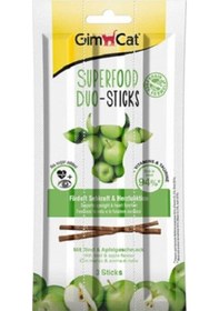 Resim Gimcat Sp Duo Stick Sığır Elma Kedi Ödül Çubuğu 3'lü 15gr 