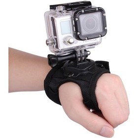 Resim Sjcam Sj6 Sj7 Aksiyon Kamera Uyumlu 360 Derece Dönebilen Eldiven 