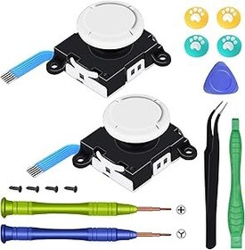 Resim HYNNIO Nintendo Switch lite, 2 adet Tamir Joystick Yedek Alet Kiti Switch lite ve Nintendo Joycon Controller için 