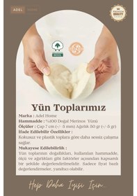 Resim Adel Home Kurutma Topları, Çamaşır Kurutma Topları 6'lı Paket 